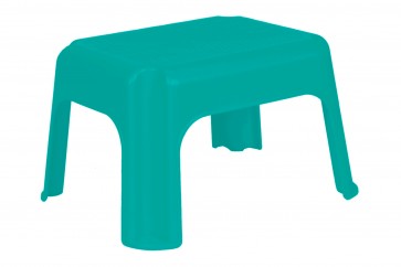 Plastový taburet morská modrá, 36,5x30x24 cm - POSLEDNÝCH 9 KS