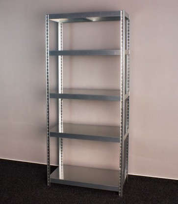 Kovový regál Vega, 5 políc, 180x100x40 cm, 130 kg