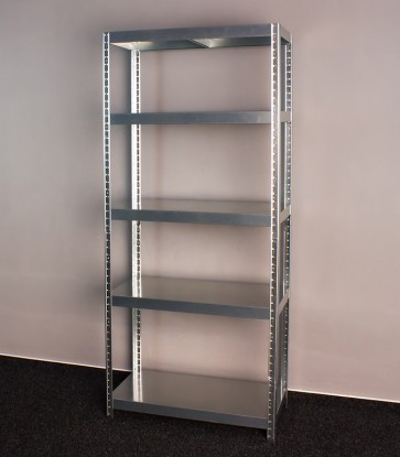 Kovový regál Vega, 5 políc, 180x60x40 cm, 130 kg