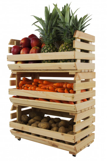 Regál na ovocie a zeleninu 80x77x30 cm