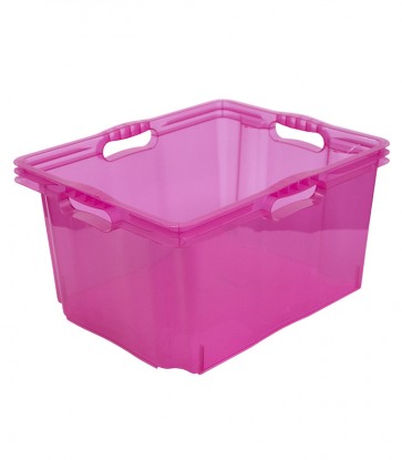 Plastový box Multi XL, svieža ružový, bez veka - POSLEDNÝCH 9 KS