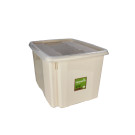 Plastový box Colours, 30 l, krémový s vrchnákom, rozmery: 45x35x27 cm   POSLEDNÉ 3 KS