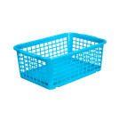 Plastový košík, stredný, modrý, 30x20x11 cm   POSLEDNÉ 2 KS