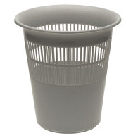 Odpadkový kôš na papier, Ø 29 cm, strieborný   POSLEDNÝCH 15 KS