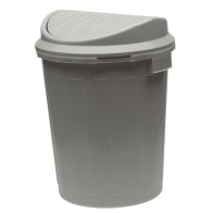 Odpadkový koš "Super-Swing" 50 l, stříbrný - POSLEDNÍ 2 KS