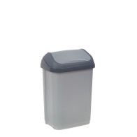 Odpadkový kôš "Swing-Bin" 10 l, strieborný   POSLEDNÉ 3 KS