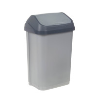 Odpadkový kôš "Swing-Bin" 25 l, strieborný - POSLEDNÉ 2 KS