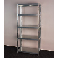 Kovový regál Vega, 5 políc, 180x90x40 cm, 130 kg