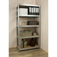 Kovový regál Helios, 5 políc, 213x120x40 cm, 275 kg