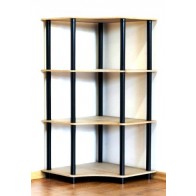 Regál rohový kombinovaný Dedal, 4 police 108x55x55 cm