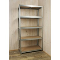 Kovový regál Helios, 5 políc, 180x90x30 cm, 175 kg