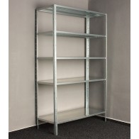 Kovový regál Idea, 5 políc, 200x100x60 cm, 120kg