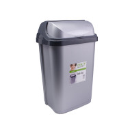 Odpadkový kôš "Roll-Top" 25 l, strieborný   POSLEDNÝ 1 KS