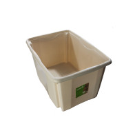 Plastový box Colours, 45 l, krémový   POSLEDNÝCH 9 KS