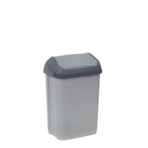 Odpadkový kôš "Swing-Bin" 10 l, strieborný   POSLEDNÉ 3 KS