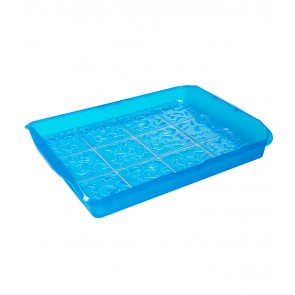 Plastový box PARTY, modrý, 35x45x11 cm   POSLEDNÉ 3 KS