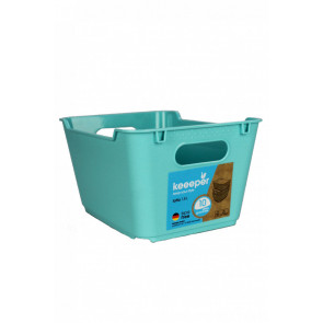 Plastový box LOFT 20 l, modrý, 40x28x25 cm.