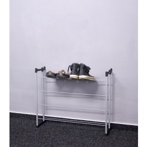 Kovový botník Praktik, 53x66x21 cm, 12 párov topánek