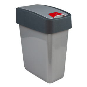 Odpadkový kôš "Magne" 45l, strieborný   POSLEDNÉ 3 KS