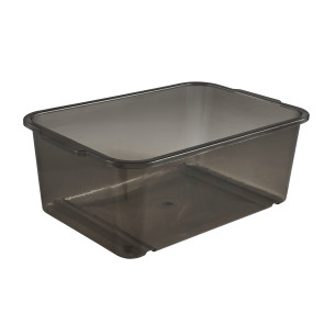 Plastový box Magic, veľký, šedopriehľadný