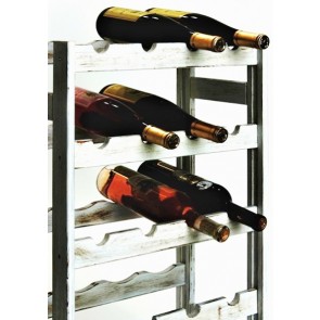 Regál na víno ​​Rifor, na 20 fliaš, Provance - biely, 70x44x25 cm