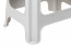 Plastový taburet maxi, sivý, 41x33,5x42,5 cm