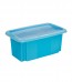 Plastový box Colours, 7l, modrý s vrchnákom, 35x20,5x15,5 cm POSLEDNÉ 3 KS