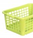 Plastový košík, malý, zelený, 25x17x10cm