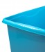 Plastový box Colours, 7l, modrý s vrchnákom, 35x20,5x15,5 cm POSLEDNÉ 3 KS