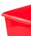 Plastový box Colours, 30l, červený s vrchnákom, 45x35x27 cm - POSLEDNÝCH 7 KS