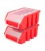 Box na drobný materiál s vrchnákom, malý, červený,16x11,6x7,5 cm