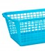 Plastový košík, velký, modrý, 35x26x15 cm 