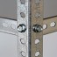 Kovový regál Metal, 6 políc, 250x60x30 cm, 100 kg