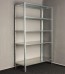 Kovový regál Idea, 5 políc, 200x100x30 cm, 90 kg