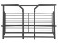 Kovový regál Evolution, čierny, 2 police, 44x67x30 cm