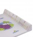 Detská prebaľovacia podložka Hippo v bielej farbe s metrom - 70x50x10 cm