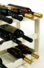 Regál na víno ​​Riper, na 12 fliaš, Lazur - biely, 38x44x25 cm